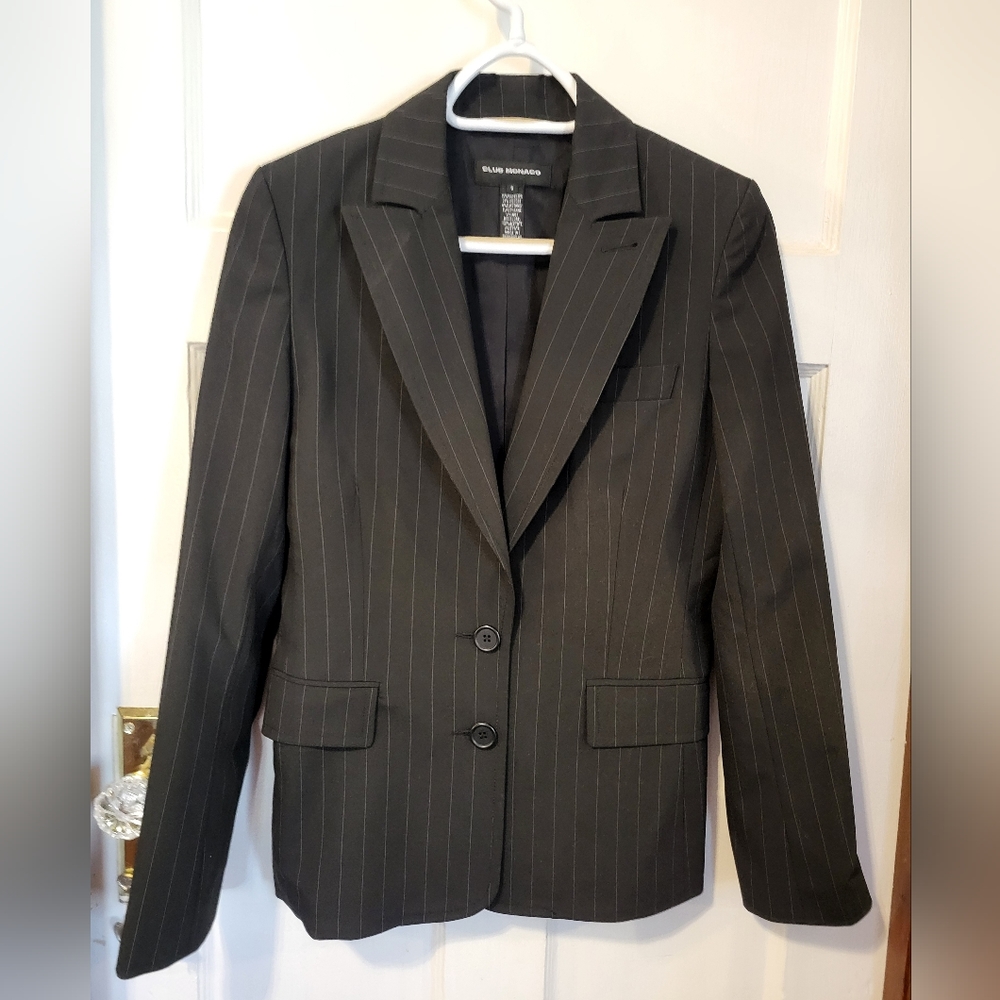 Club Monaco pinstripe blazer